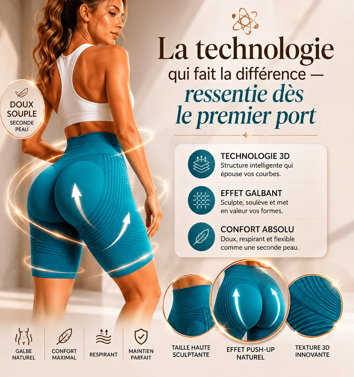 Short Gainant Élégance Nobella™